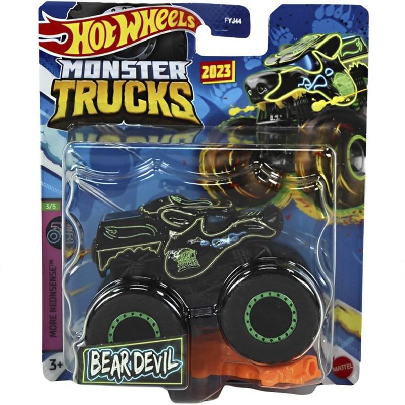 Hot Wheels Monster Trucks 1:64 More NeonSense Bear Devil
